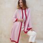 Personalised Pink Red Accent 100% Cashmere Wrap Gift Boxed, thumbnail 4 of 7