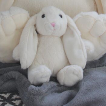 Mini Cream Snuggly Bunny, From Birth, 2 of 4