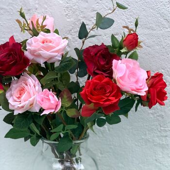 'Roseraie' Luxury Silk Rose Bouquet, 9 of 12