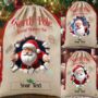 Personalised Christmas Santa Breakout Santa Sack, thumbnail 1 of 4