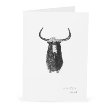 Y Is For Yes! Card, 2 of 2
