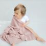 Personalised Knitted Cotton Baby Blanket, thumbnail 3 of 12