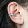 Gold, Silver Or Rose Gold Crystal Ear Cuff, thumbnail 1 of 6