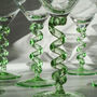 Twisted Spiral Stem Cocktail Glasses, thumbnail 2 of 6