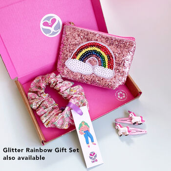 Personalised Girls Rainbow Glitter Coin Purse Gift, 4 of 9