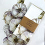 Garlic Rope Painting Cotton Tea Towel, thumbnail 3 of 5