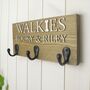 Personalised Walkie's And Names Dog Lead Holder, thumbnail 4 of 12