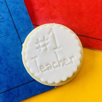 Thank You Teacher No.One Teacher End Of Term Biscuits, 10 of 10