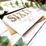 Sixty And Fabulous Handmade Leopard Print Birthday Card, thumbnail 5 of 6