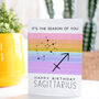 Astrological Sagittarius Birthday Card, thumbnail 1 of 2