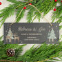 Personalised Christmas Reindeer Slate Sign, thumbnail 3 of 3