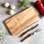 Engraved Handwritten Family Recipe Cheese Board, thumbnail 2 of 8