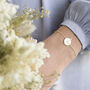 Martha Disc And Bar Personalised Bracelet, thumbnail 5 of 12