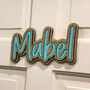 Personalised Name Sign Fun Gender Neutral Font, thumbnail 6 of 7