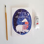 White Sighthound Charity Christmas Card, thumbnail 2 of 5