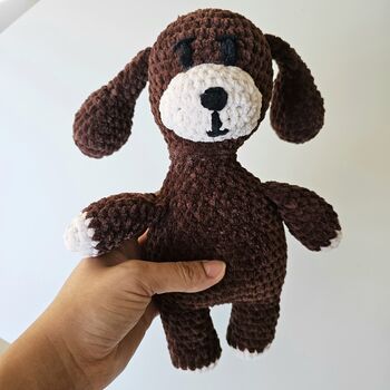 Beginner Dog Crochet Kit Make Your Own Plush, 2 of 3
