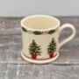 Small Christmas Tree Mug, 150ml, thumbnail 1 of 2