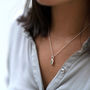 Sterling Solid Silver Coffee Bean Necklace, thumbnail 3 of 6