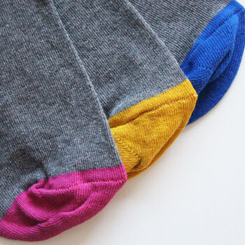Colourful Ninja Men's Socks, 4 of 4