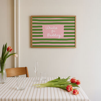 What's For Pudding? Funny Kitchen Print, 2 of 12