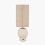 Coastal Sandstone Table Lamp With Cream Shade, thumbnail 4 of 8