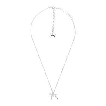 Personalised Vizsla Sterling Silver Necklace, 3 of 8