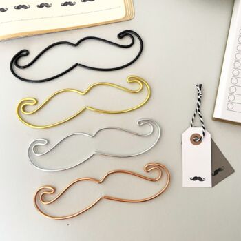 Handmade Moustache Bookmark, 5 of 8