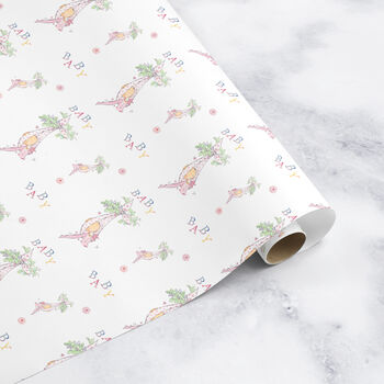 Baby Girl Wrapping Paper Roll UK, 4 of 5