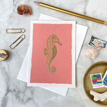 Seahorse Luxury Box Set Of Eight Note Cards, 3 of 10