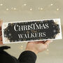 Personalised Family Christmas Wooden Mantel, thumbnail 1 of 3