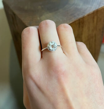 Sterling Silver Mini Doughnut Ring, 4 of 11