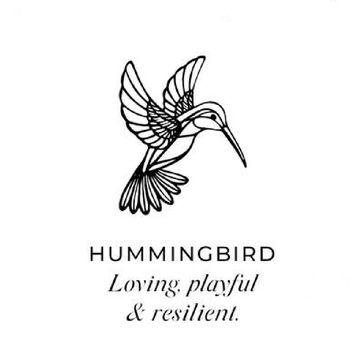 Personalised Hummingbird Spirit Animal Necklace, 3 of 6