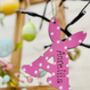 Personalised Easter Bunny Letter Gift Tags, thumbnail 3 of 4