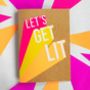 Funny Birthday Card | Let's Get Lit, thumbnail 1 of 2