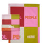 Cool People Live Here Tea Towel, thumbnail 2 of 3