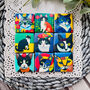 Cats In Art Biscuits Gift Box, Nine Pieces, thumbnail 1 of 7