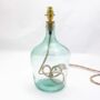 Recycled Glass Bottle Lamp | 36cm | Seven Colours, thumbnail 8 of 10