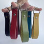 Personalised Leather Colourful Keyrings, Keychain, thumbnail 3 of 6