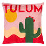 Tulum Needlepoint Pillow, thumbnail 1 of 4