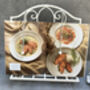 34cm White Distressed Metal Cookbook And Recipe Stand, thumbnail 3 of 12