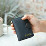 Personalised Black Buffalo Leather Credit Card Case, thumbnail 2 of 8
