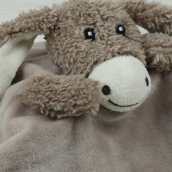 Donkey Finger Puppet Soother With Engraved Heart, 3 of 5