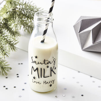 Personalised Christmas Eve Milk Bottle, 2 of 3