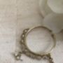 Antique Kundan Pearl Nose Ring, thumbnail 7 of 10