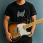 Guitar Shirt Gift For Guitarists 'Scratch Plate', thumbnail 2 of 9