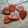 Happy Father's Day Exotic Timber Guitar Pick And Gift Box, thumbnail 5 of 11