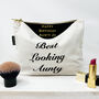 Best Looking Aunty Personalised Make Up Bag, thumbnail 1 of 3