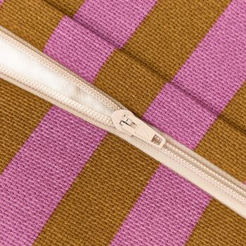 Bliss Kids Long Beanbag Pink Curry Stripes, 4 of 4