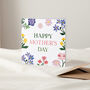 Bright Florals Personalised Mother's Day Card, thumbnail 2 of 3