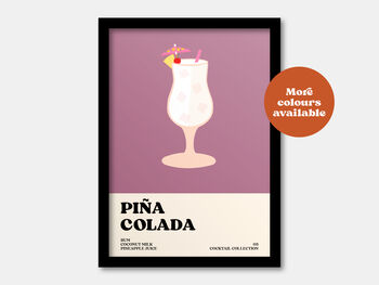 Pina Colada Cocktail Print, 3 of 7